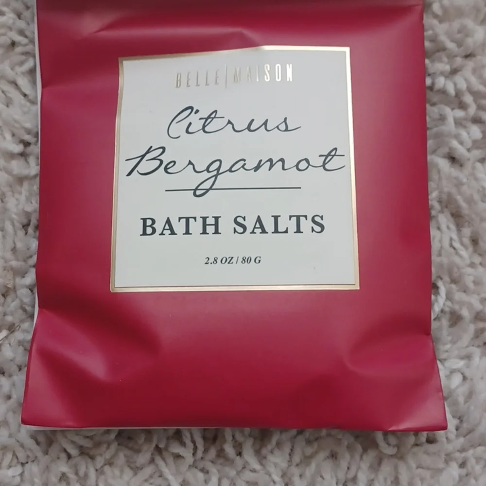 NWT Bath Salts 5pk by Belle Maison